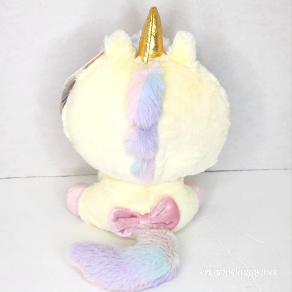 HELLO KITTY 🦄 GUND X Sanrio Yellow Hello Kitty Unicorn Plush ☆》NWT 《☆ - Picture 2 of 8